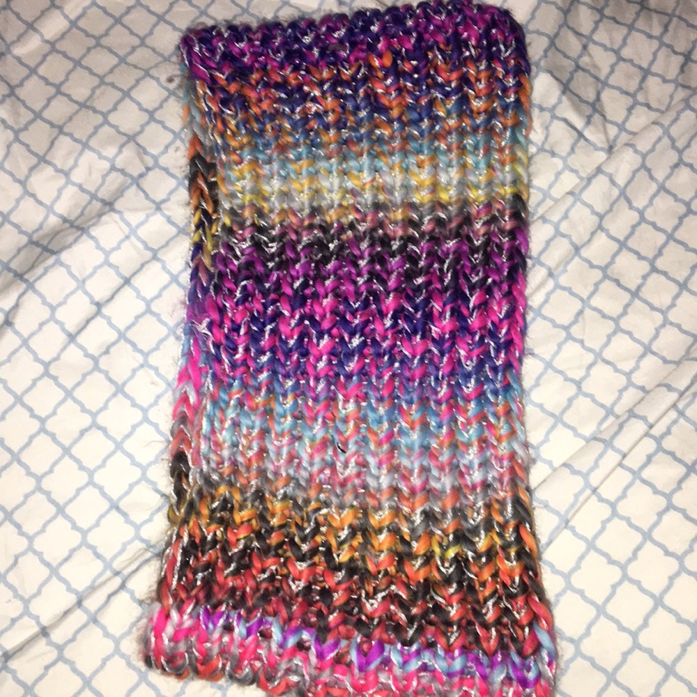 A rainbow scarf